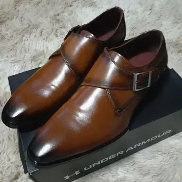 브라운 드레스 신발 25.5cm 미사용