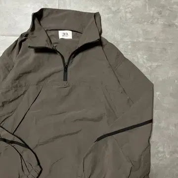 정가: 6,600엔 WETTEMPT 하프 지퍼 나일론 블루종