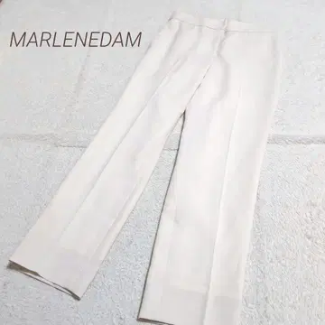 MARLENEDAM 마렌담 화이트 사락사락 슬랙스 화이트