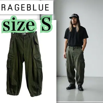 레이지블루 RAGEBLUE 데님&밀리터리 카고 팬츠 남성용 S
