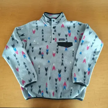 Patagonia 17년산 올 패턴 신틸라 스냅T 플리스 자켓 L