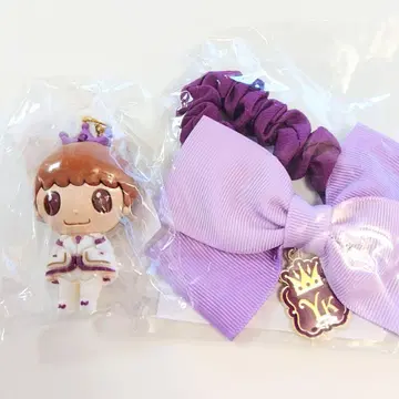 미개봉 새상품 키시 유타 PVC 키링 리본 스크런치