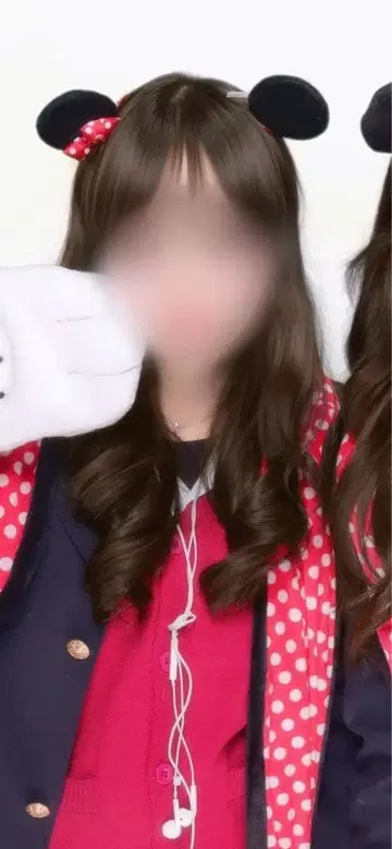 미니 마우스 머플러 캡