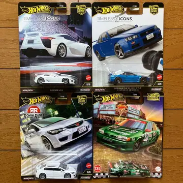 핫휠 프리미엄 렉서스 GT-R 시빅 프리메라 4종 세트