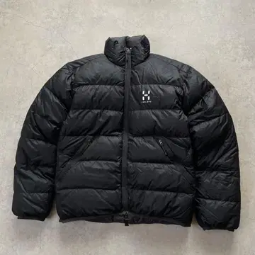 HAGLOFS 호그로프스 다운 자켓 로고 블랙