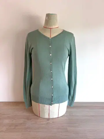 존스메들리/상의/니트/S/가디건/코튼/라이트 그린