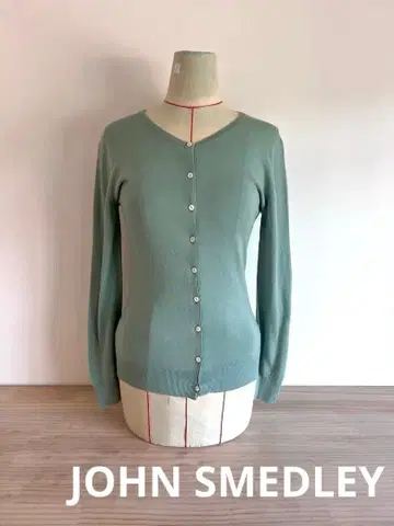 존스메들리/상의/니트/S/가디건/코튼/라이트 그린