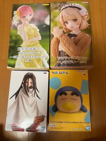 피규어 세트 나카노 이치카, 지크레우이, 샨만킹, 신짱