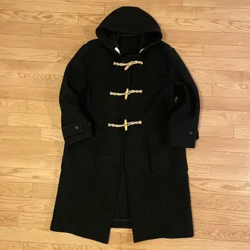 더플 코트 M 블랙 글로버올풍