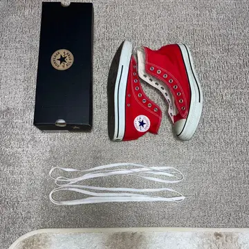 CONVERSE 레드 하이컷 27cm