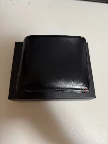 폴 스미스 블랙 접이식 지갑 박스 포함