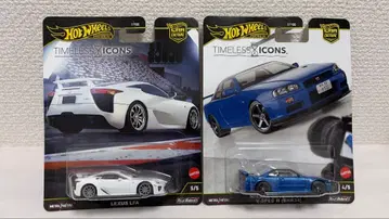 새상품 핫휠 타임리스 아이콘즈 GT-R 렉서스 LFA