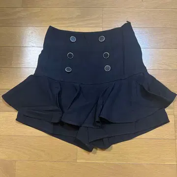 cherimi 셰리미 더블 버튼 치마바지 XS