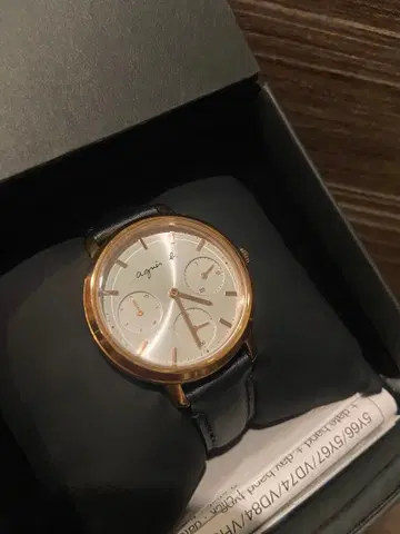 agnis b. 크로노그래프 손목시계