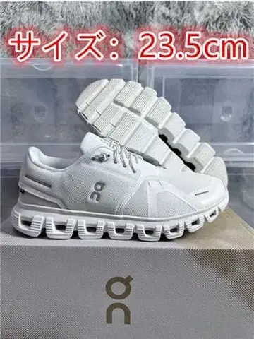 On Cloud 6 러닝화 23.5cm 화이트