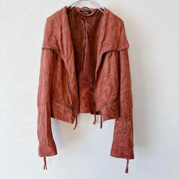 Lulus 룰루즈 테라코타 스웨이드 자켓 [ M ]