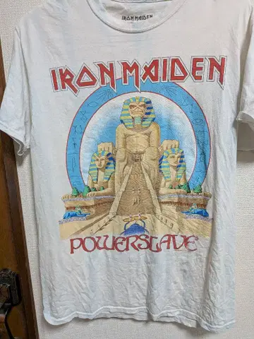 IRON MAIDEN POWERSLAVE 티셔츠 M 사이즈