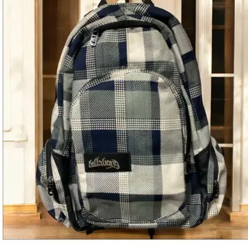 [ 도톰 패드 ] Billabong 빌라봉 백팩 체크 무늬