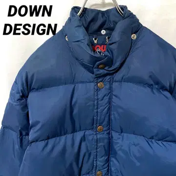 N-6222 DOWN DESIGN 미국 빈티지 의류 다운 자켓 M 남성용