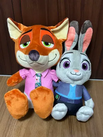 [새상품] 주토피아2 페어 봉제 인형 주디&닉