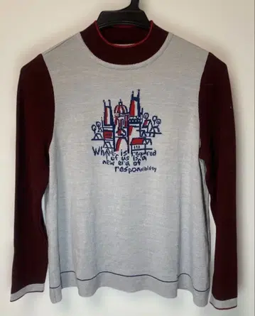 Crcscita(크레시타)제 빈티지 상의 니트 스웨터 남성용