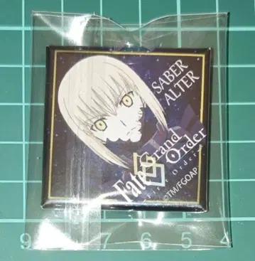 Fate FGO 세이버 알타 파르코 한정판 사각 캔뱃지