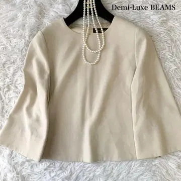 Demi-Luxe BEAMS 트리아세 플레어 슬리브 블라우스 38 사이즈