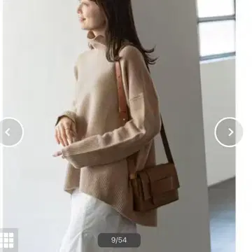 노블 니트 스무스 울 터틀넥 풀오버