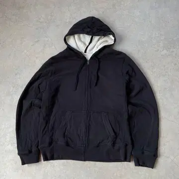 GAP 갭 풀 집업 후드티 써멀 블랙