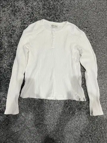 RECTO 자카드 헨리넥