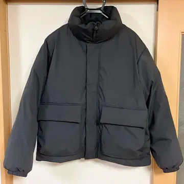 GU 히트 패디드 스탠드 블루종 L 사이즈 블랙