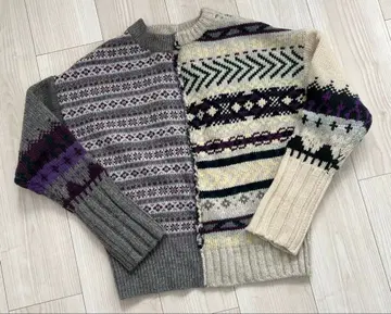 maturely 2way 페어아일 니트 가디건 BEAMS BOY