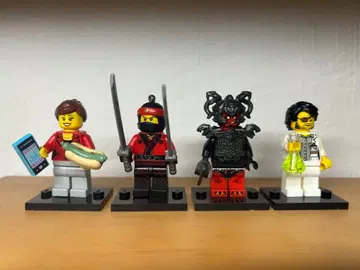 레고 미니 피규어 4개 세트