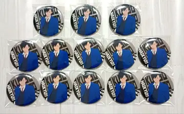 하이큐 트레이딩 캔뱃지 쿠로오 테츠로 13점