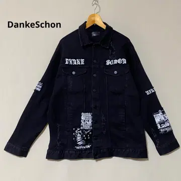 DankeSchon 댄케쉔 데미지 가공 데님 자켓 프리