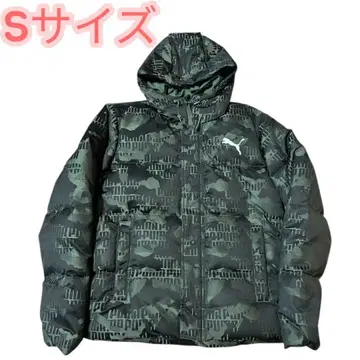 [ 미사용품 ] PUMA 카모플라쥬 패턴 다운 자켓 S 사이즈