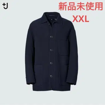 [레어] 울 블렌드 오버사이즈 셔츠 자켓 블랙 XXL
