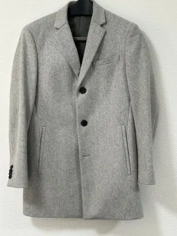 theory 그레이 체스터 코트 캐시미어 혼방