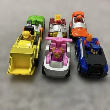 파우 패트롤 자동차 완구 6대 세트 낱개 판매 불가