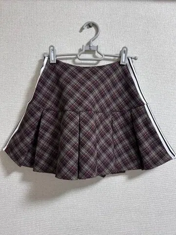 다리치 스커트 레드