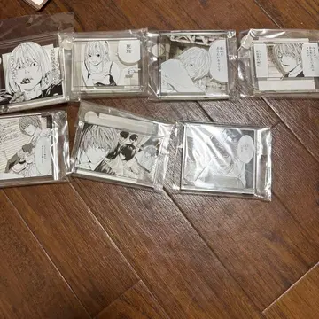 미개봉 새상품 데스노트전 시계 부품 플레이트 스탠드 세트 7종