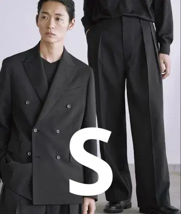 WYM LIDNM HIGH TWIST PE DOUBLE SUIT 블랙