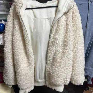 RCWB 플리스 자켓 화이트