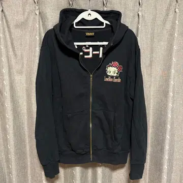 y122328 LOWBLOW KNUCKLE 후드티 블랙 베티 부