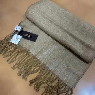 새상품 미사용 실크 100% 머플러 숄 스톨 일본제