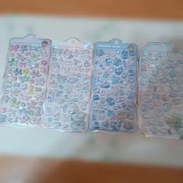 모자 꽁지 드롭 씰 4개 세트