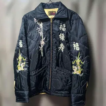 토요 베트남 자켓 블랙 퀼팅 버즈릭슨 스카잔 나일론 후쿠로쿠쥬