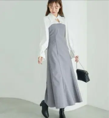 마제스틱 레곤 셔츠 도킹 스타일업 원피스