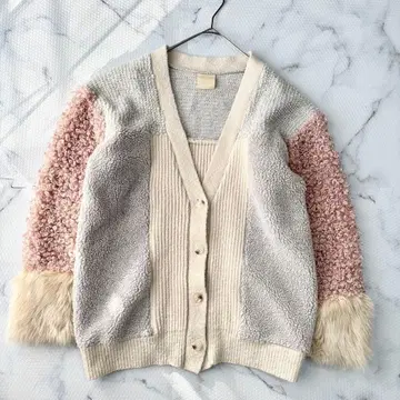 새상품급 MAISON MARBLE 메종 마블 모코모코 가디건