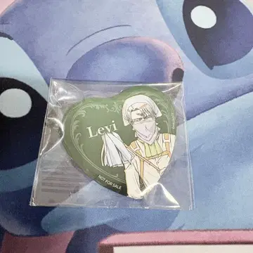 진격의 거인 리바이 WIT STUDIO 특전 하트형 캔뱃지